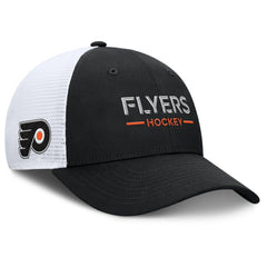 Philadelphia Flyers Fanatics Authentic Pro Rink Lockup Adjustable Trucker Hat - NHL Hats