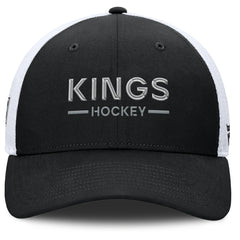 Los Angeles Kings Fanatics Authentic Pro Rink Lockup Adjustable Trucker Hat - NHL Hats