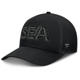 Seattle Kraken Fanatics Authentic Pro Road Team Code Trucker Adjustable Hat - NHL Hats