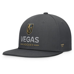 Vegas Golden Knights Fanatics Authentic Pro Rink Lockup Snapback Hat - NHL Hats