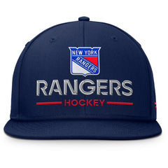 New York Rangers Fanatics Authentic Pro Rink Lockup Snapback Hat - NHL Hats