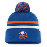 New York Islanders Fanatics Authentic Pro Rink Cuffed Knit Hat with Pom - NHL Hats