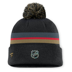 Vegas Golden Knights Fanatics Authentic Pro Rink Cuffed Knit Hat with Pom - NHL Hats