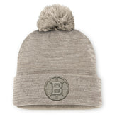 Boston Bruins Fanatics Authentic Pro Road Cuffed Knit Hat with Pom - NHL Hats