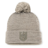 Vegas Golden Knights Fanatics Authentic Pro Road Cuffed Knit Hat with Pom - NHL Hats