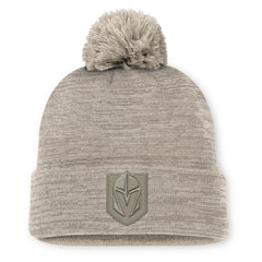 Vegas Golden Knights Fanatics Authentic Pro Road Cuffed Knit Hat with Pom - NHL Hats