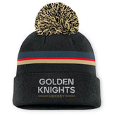 Vegas Golden Knights Fanatics Women's Authentic Pro Rink Cuffed Knit Hat with Pom - NHL Hats