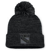 New York Rangers Fanatics Women's Authentic Pro Road Cuffed Knit Hat with Pom - NHL Hats