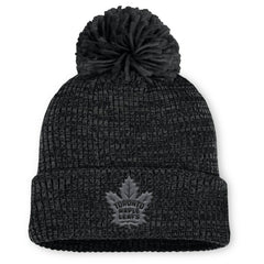 Toronto Maple Leafs Fanatics Women's Authentic Pro Road Cuffed Knit Hat with Pom - NHL Hats