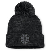 Boston Bruins Fanatics Women's Authentic Pro Road Cuffed Knit Hat with Pom - NHL Hats