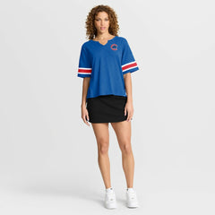 Chicago Cubs Fanatics Women's Curl Route T-Shirt - MLB T-shirts