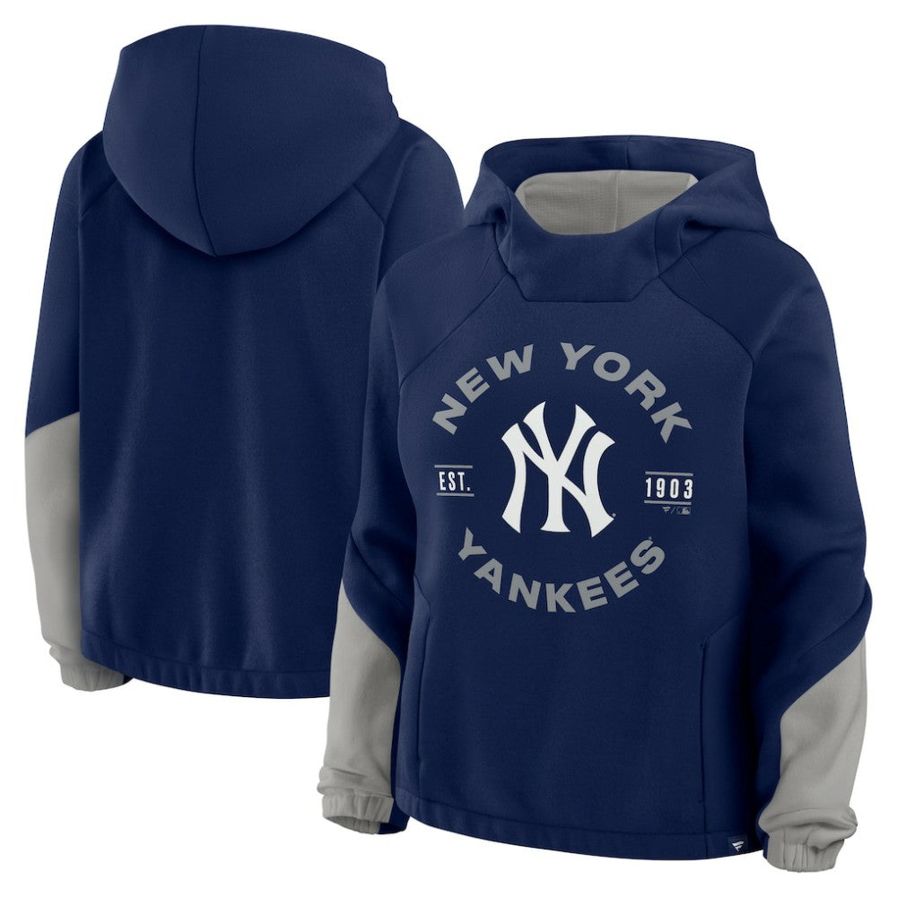 New York Yankees Fanatics Women's Oversized Time to Win Pullover Hoodie - MLB Hoodies