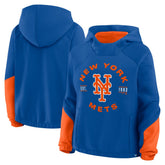 New York Mets Fanatics Women's Oversized Time to Win Pullover Hoodie - MLB Hoodies