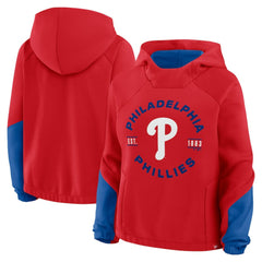 Philadelphia Phillies Fanatics Women's Oversized Time to Win Pullover Hoodie - MLB Hoodies