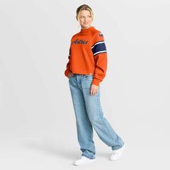 Houston Astros Fanatics Women's Oversized Toss Sweep Raglan Pullover Sweatshirt - MLB Pullover