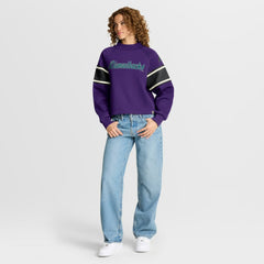 Arizona Diamondbacks Fanatics Women's Oversized Toss Sweep Raglan Pullover Sweatshirt - MLB Pullover