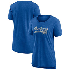 Dallas Cowboys Women's Original Play Tri-Blend T-Shirt | NFL New