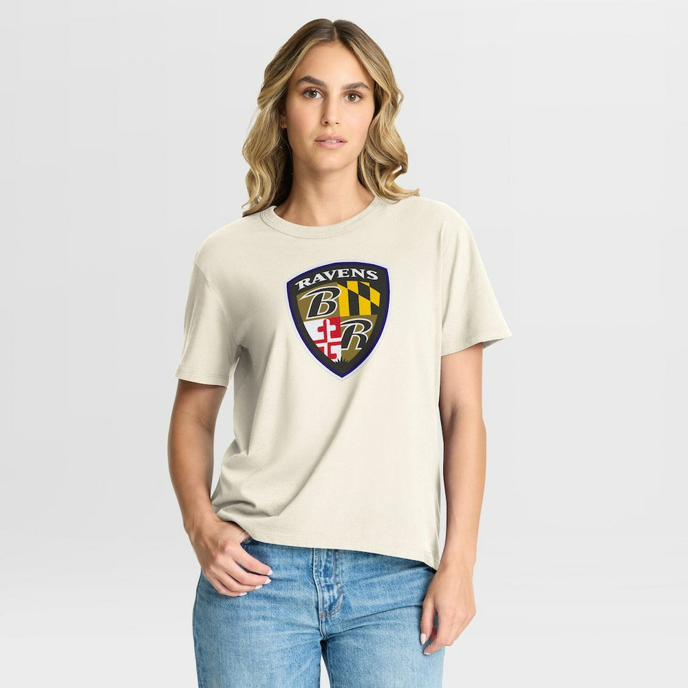 Baltimore Ravens Women's Dove Legacy T-Shirt | NFL On sale
