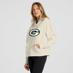 Green Bay Packers Women's Dove Legacy Pullover Hoodie | NFL Online