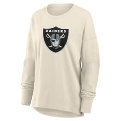 Las Vegas Raiders Women's Dove Legacy Long Sleeve T-Shirt | NFL New