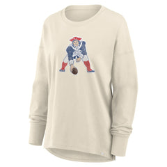 New England Patriots Women's Dove Legacy Long Sleeve T-Shirt | NFL US