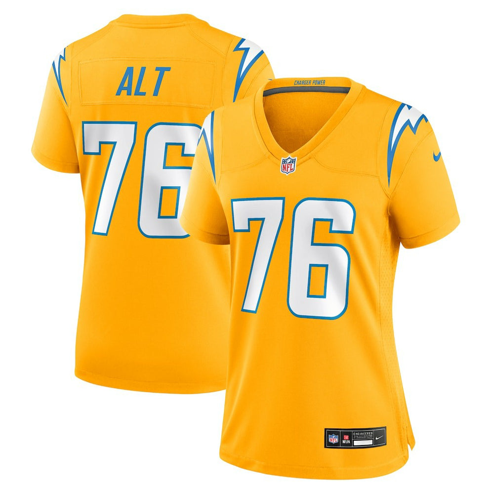 Los Angeles Chargers Joe Alt Women's Alternate Charger Power Game Jersey | NFL New