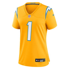 Los Angeles Chargers Quentin Johnston Women's Alternate Charger Power Game Jersey | NFL Outlet