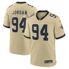 New Orleans Saints Cameron Jordan Gameday Golds Alternate Game Player Jersey | NFL Discount