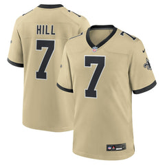 New Orleans Saints Taysom Hill Gameday Golds Alternate Game Player Jersey | NFL New