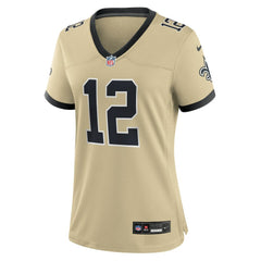 New Orleans Saints Chris Olave Women's Gameday Golds Alternate Game Player Jersey | NFL Online