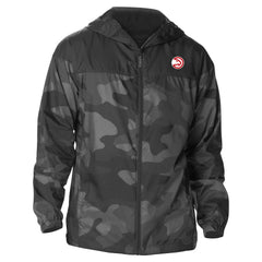 Black Atlanta Hawks Camo Flash Challenger Windbreaker Full-Zip Jacket | NBA