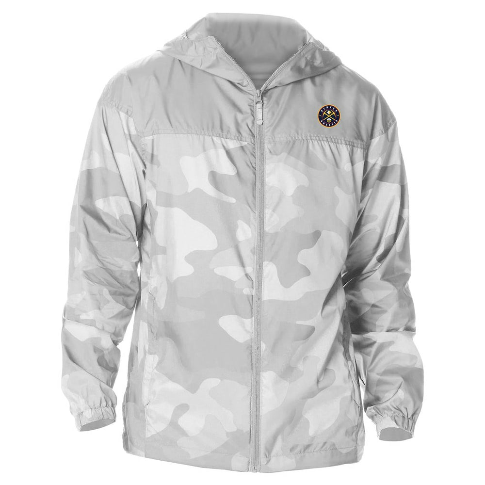 Gray Denver Nuggets Camo Flash Challenger Windbreaker Full-Zip Jacket sale | NBA