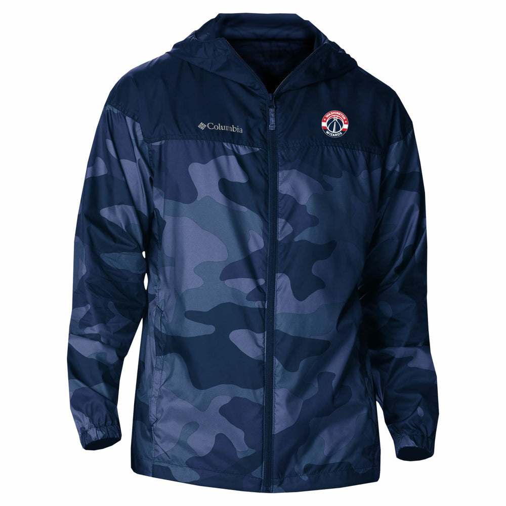 Navy Washington Wizards Camo Flash Challenger Windbreaker Full-Zip Jacket | NBA