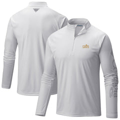 White Cleveland Cavaliers Terminal Tackle Raglan Omni-Shade Quarter-Zip Jacket sale | NBA