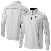 White Boston Celtics Omni-Wick Shotgun Quarter-Zip Pullover | NBA