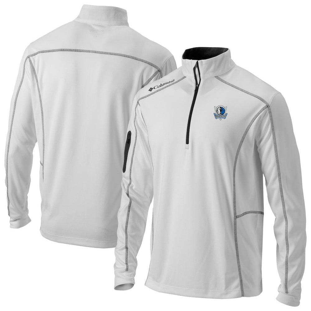 White Dallas Mavericks Omni-Wick Shotgun Quarter-Zip Pullover sale | NBA