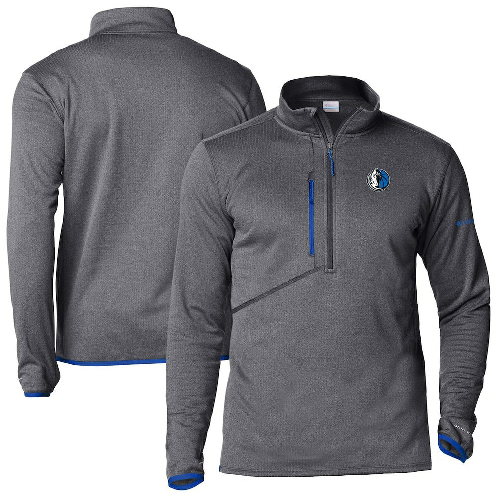 Gray Dallas Mavericks Park View Half-Zip Top sale | NBA