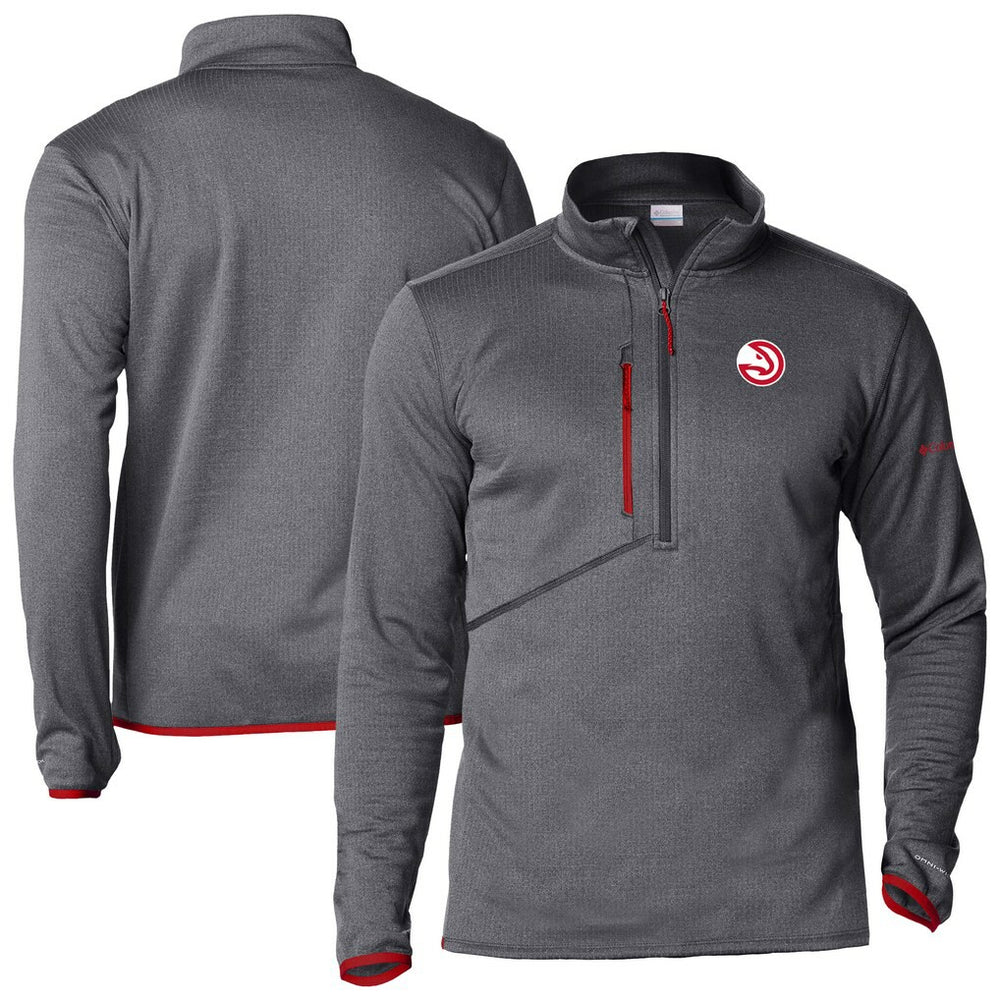 Gray Atlanta Hawks Park View Half-Zip Top | NBA