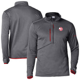 Gray Atlanta Hawks Park View Half-Zip Top | NBA