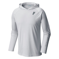 White San Antonio Spurs Terminal Tackle Long Sleeve Hoodie T-Shirt | NBA