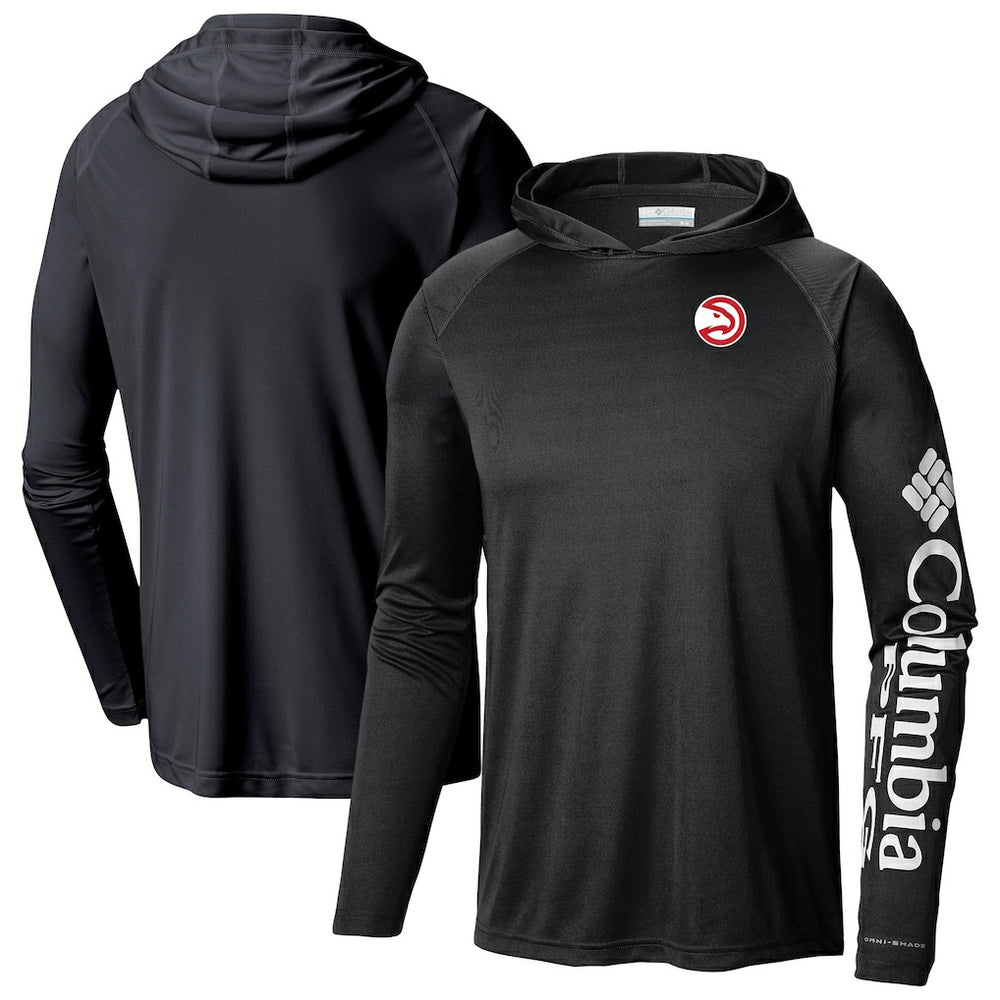 Black Atlanta Hawks Terminal Tackle Long Sleeve Hoodie T-Shirt | NBA