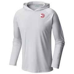 White Atlanta Hawks Terminal Tackle Long Sleeve Hoodie T-Shirt | NBA