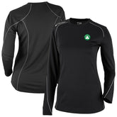 Black Boston Celtics Women's Omni-Wick Shotgun Pullover Top | NBA