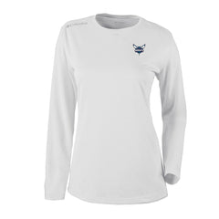 White Charlotte Hornets Women's Omni-Wick Shotgun Pullover Top | NBA