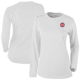 White Detroit Pistons Women's Omni-Wick Shotgun Pullover Top sale | NBA