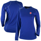 Blue Detroit Pistons Women's Omni-Wick Shotgun Pullover Top sale | NBA