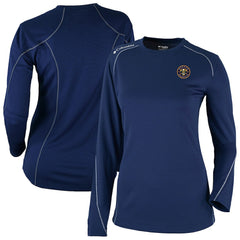 Navy Denver Nuggets Women's Omni-Wick Shotgun Pullover Top sale | NBA