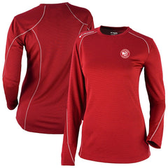Red Atlanta Hawks Women's Omni-Wick Shotgun Pullover Top | NBA