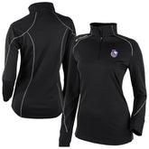 Black Sacramento Kings Women's Omni-Wick Shotgun 2.0 Quarter-Zip Pullover Top | NBA