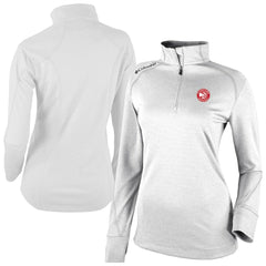White Atlanta Hawks Women's Omni-Wick Shotgun 2.0 Quarter-Zip Pullover Top | NBA